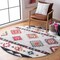 Safavieh Rectangular Adirondack Global Area Rug, Grey & Red - 3 x 5 ft. ADR245F-3 - alternate 6